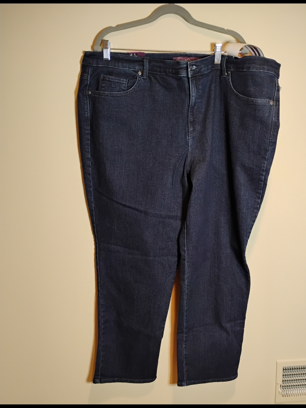 Gloria Vanderbilt Dk Blue Tapered Leg High-Rise Jeans Size 22W Inseam 30